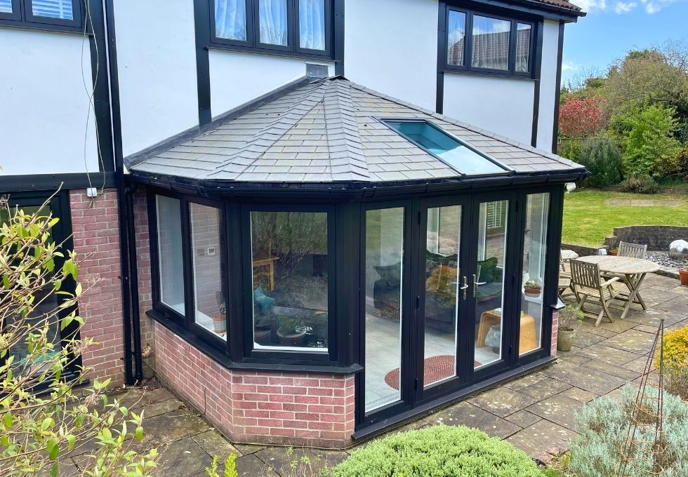 Range of conservatory roof styles at A-Rated showroom Swansea