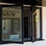 Aluminium French windows