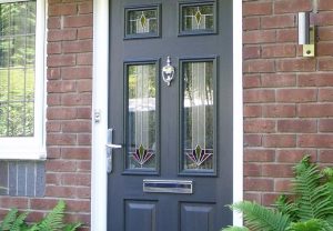 Grey composite door
