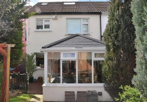 Solid conservatory roof