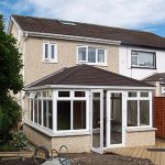 Solid tiled warm conservatory roof