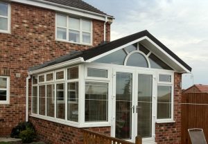 Gable solid tiled conservatory roof